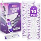 Mop Pads Refils EHADOO para Swiffer Power Mop: 10 unidades úmidas e secas