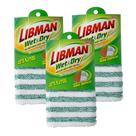 Mop refills Libman Wet & Dry Microfiber para pisos de madeira