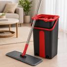 Mop Rodo Flat Limpa Giratório 360 Esfregão Lava e Seca Balde Microfibra Premium Resistente Limpeza Geral Mop Rodo Flat Limpa Giratório 360 Esfregão Lava e Seca Balde Microfibra Premium Resistente Limpeza Geral