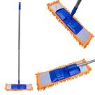 Mop Soft Chenile Microfibra Tira Pó Seco Rodo Mágico Cabo - Bompack