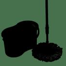 Mop Spin 360 Plastico Cabo Metalico 46x26,5x22cm