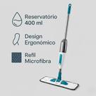 Mop Spray 400 ml Reservatório + Refil Microfibra Design Ergonômico Limpeza Prática Mop Spray 400 ml Reservatório + Refil Microfibra Design Ergonômico Limpeza Prática