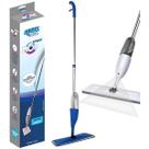 Mop Spray com Reservatório 380ml Cabo de Aço Inox Microfibra Limpeza Rápida e Sem Esforço Envio Sortido