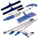 Mop Spray, Rodo Extensor Limpa Vidros, 2 Rodos Borracha Dupla 45 cm