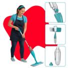 Mop Spray Rodo Mágico Esfregão Limpeza com Tanque de Água Premium Limpo e Seco Prático para Piso Casa Escritório Cozinha Azulejo Mop Spray Rodo Mágico Esfregão Limpeza com Tanque de Água Premium Limpo e Seco Prático para Piso Casa Escritório Cozinha Azulejo