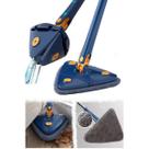 Mop Triangular Dobrável Limpeza Azulejos Vidros Sem Marcas