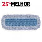 Mop umido microfibra super abs 52cm azul - rubbermaid
