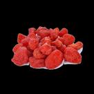 Morango desidratado glaceado