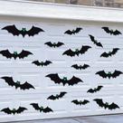 Morcegos magnéticos de Halloween, decorações de portas de garagem, 26 unidades Morcegos magnéticos de Halloween, decorações de portas de garagem, 26 unidades