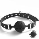 Mordaça com Bola de Silicone 4,8 cm para Conforto e Estilo