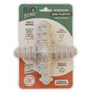 Mordedor Asterisco Bio Bone Grande Bagaço De Laranja, 100% Vegetal, Mordida Moderada E Higiene Bucal