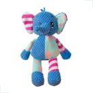 Mordedor Brinquedo Pelúcia Elefante Com Apito Para Pet Cães e Gatos