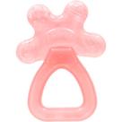 Mordedor buba com agua e chocalho rosa vai na geladeira textura ergonômico