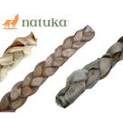 Mordedor Couro Trança Bovina Petisco Para Cães e Gatos Grande - Natuka