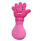 Mordedor De Maozinha Rosa Bebe Divertido Anti Stress Gengiva Bebe