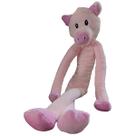 Mordedor de Pelúcia Brinquedo Macio Porco Longleg Com Apito para Cachorros - Jambo Pet Mordedor de Pelúcia Brinquedo Macio Porco Longleg Com Apito para Cachorros - Jambo Pet