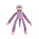 Mordedor de Pelúcia Macaco Limited Lilás para Pet para caes e gatos Jambo