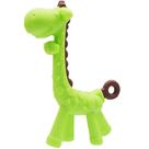 Mordedor De Silicone Em Formato De Girafinha Verde