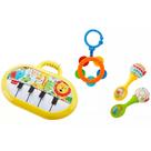 Mordedor e Chocalho Trio Musical Meus Primeiros Instrumentos Fisher-Price FGW80 - Mattel