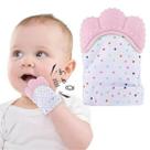 Mordedor Luva Infantil Silicone P&F - Rosa
