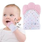 Mordedor Luva Infantil Silicone Pais & Filhos Rosa
