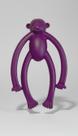 Mordedor Macaco Maciço Borracha Pet Pequeno Roxo