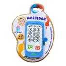 Mordedor Macio Celular Smartphone Azul Vila Toy 100-59
