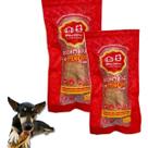 Mordedor Natural Pet Rocambole Mineiro Miúdo Cães kit com 2