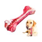 Mordedor Osso Natural Pet Carne Durável Resistente Cães - G