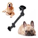 Mordedor P/ Cachorro Lhasa Apso Poodle Brinquedo Corda 26cm