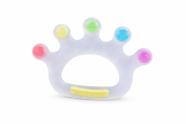 Mordedor para bebê GILIGUMS Candy Crown de silicone com efeito refrescante