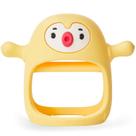 Mordedor Smily Mia Pinguim Brinquedo para Bebê 0 a 6 Meses Amarelo