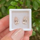 Morganita Gota Par 2,83ct