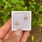 Morganita Gota Par 6,12ct Morganita Gota Par 6,12ct