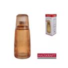 Moringa De Vidro 1,1l Com Tampa De Metal + Copo 250ml Tiana Hauskraft