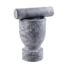 Mortar Com Pilão De Pedra Sabão M 8X11cm - Rei Das Panelas