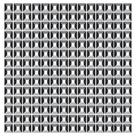 Mosaico de Metal Barcelona Silver 2X2 Placa 30X30cm - 1315003008 Mosaico de Metal Barcelona Silver 2X2 Placa 30X30cm - 1315003008