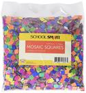 Mosaico de Papel School Smart 10.000 Peças Quadrados de 1 cm