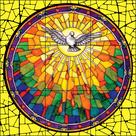 Mosaico Espírito Santo Estilo Vitral 60x60cm - 100% azulejo