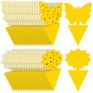 Mosqueda 72 armadilhas adesivas para moscas-das-frutas para plantas