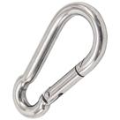 Mosquetão Em Aço Inox 9 Mm Engate Rápido Carga Max 150 Kg