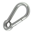 Mosquetão Engate Rápido Inox 316 DIN 5299 C/ Olhal 10x100