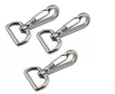 Mosquetão Inox C/ Destorcedor Capota Toldo Barco Kit 3