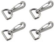 Mosquetão Inox C/ Destorcedor Capota Toldo Barco Kit 4