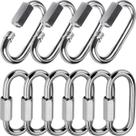 Mosquetão Quick Link Lsqurel 304 em aço inoxidável M4 120 kg