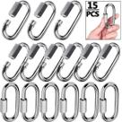 Mosquetão Quick Link Lsqurel 304 em aço inoxidável M6 270 kg