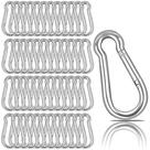 Mosquetões Spring Snap Hook YEAZHEN M6 150 unidades de aço galvanizado