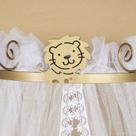 Mosquiteiro Berço Bebe Com Dossel Rei Leão Dourado Unisex