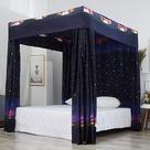 Mosquiteiro Cama Queen Size Mengersi Galaxy Star - Preto