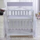 mosquiteiro cortinado para mini berço avulso no modelo doce encanto com 2 peças